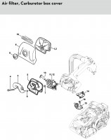 Stihl MS 150 TC-E Gasoline Chainsaw Spare Parts